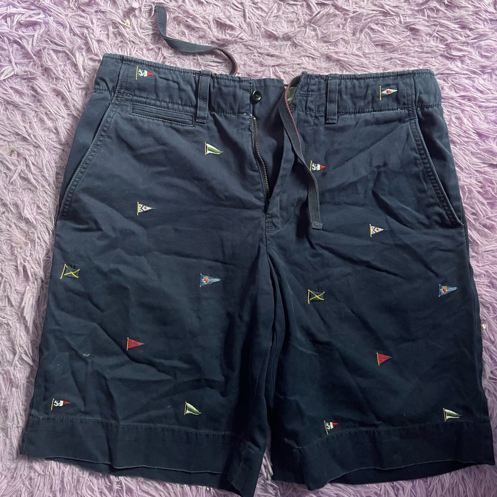 Blue… Men… Small Flag shorts… All flags… Made by Ralph Lauren…